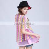 Factory Wholesale New Colorful Joint Women Blouse thumbnail-2