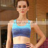 Zm10727a Wholesale Gradient Color Yoga Bra New Design Fashion Wireless Fitness Sports Bra thumbnail-1