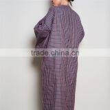 Newest Style Jacket With Squared Neck Haori Full Textured Yarn Dye Silk Kimono thumbnail-2