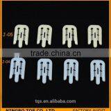 W Shape White Plastic Clips for Shirts thumbnail-6