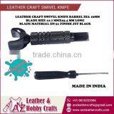 Leather Craft Swivel Knife With Jet Black Finish