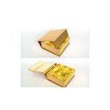 Customized Gold Present Wine Gift Cardboard Boxes With Lids for Wedding thumbnail-1