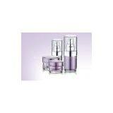 Cylindrical Plastic Acrylic Cosmetic Jars and Bottles thumbnail-3