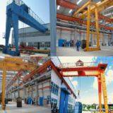 MGB double beam semi gantry crane 5 ~ 50 t double girder gantry crane Single beam half a gantry crane