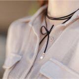 Fashion Jewelry Black Cord Choker thumbnail-2