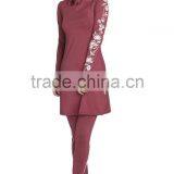 Beauty Floral Printed Islamic Swimsuit for Woman thumbnail-3