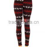 Plus Size Fur Lined Leggings Tribal Winter Print Thick Stretch Pant 1X 2X 3X 4X thumbnail-2