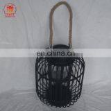 Factory Directly Home Decorative Rustic Wooden Lantern thumbnail-1