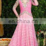 Hot Pink Crystal Gown 2017 thumbnail-1