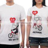 Custom Printed Couple Tshirt Wholesale thumbnail-5