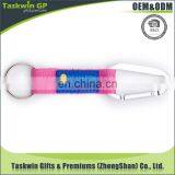 Made You Own Design Carabiner Keychain Lanyard Custom Wholesale Short Carabiner Lanyard With PVC Tag thumbnail-2