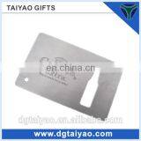 Popular Design Stainless Steel Metal Flat Bottle Opener for Beer