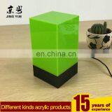 Factory Custom Pmma Plexiglass Led Box Cube Acrylic Led Table Lamp thumbnail-2