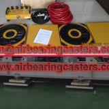 Four unit air caster system with durable quality