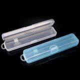WEISHENG Factory Travel PS Toothpaste Toothbrush Case Plastic Toothpaste Toothbrush Set thumbnail-3