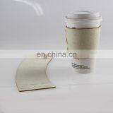 High Quality Heat Resistant Cozy Coffee 100% Wool Felt Cup Sleeve Made In China thumbnail-3