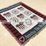 RAWHOUSE Woven Throw Tapestry Wall Hanging Sofa Cover Blanket With Fringe Jacquard Blanket thumbnail-3