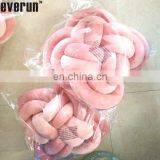 100%polyester Tube Hollowfiber Filled Machine Washable Super Giant Chunky Knot Cushion Stress Ball Pillow Blanket thumbnail-3