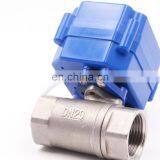 Economical DN8 DN10 DN15 DN20 DN25 DN32 Brass 2 Way Electric Motor Actuated Ball Valve Electric Motor Valve thumbnail-6