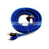 Car Audio 2 Canales Twisted 18 ft RCA Cables Revestidos 18 'OFC thumbnail-7