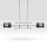 Indoor 40W 2 Heads Oval Modern Pendant Lamp Hanging Led Chandelier thumbnail-5