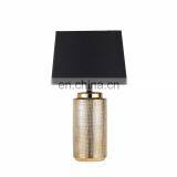 Nordic Living Room Ornaments Cylindrical Ceramic Lamp Retro Unique Black Table Lamp thumbnail-5