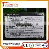 CR80 Standard Pvc Scratch Code Recharge Cards