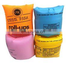 Factory Custom Inflatable Swimming Ring Children Arm Float Air Sleeves Circle Swimming Safety Training Swimming Ring Equipment