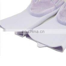 Kitchen 1 Pair Household Gloves, Silicone Dish Cleaning Gloves, Dishwashing Gloves thumbnail-2