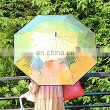 Private Label Trendy OEM Japan Modern Colour Changing Adult Outside Customise Umbrella thumbnail-1