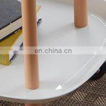 Популярный функциональный трехярусный стеллаж для хранения. Универсальный домашний кухонный стеллаж белого и черного цвета. Ручная тележка для хранения. Стеллаж для ванной комнаты thumbnail-4