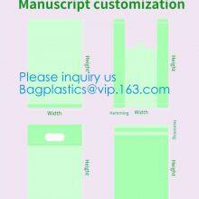 PBAT PLA Cornstarch Grocery Shopping Bag Vest Carrier, Singlet Handle Handy Killeen Bags Sacks Packaging Produce Roll thumbnail-5