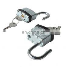 Hardened Steel Shackle Brass Cylinder Long Shackle Lock With Keys Laminated Padlock thumbnail-1