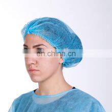 Disposable Non Woven Head Cover With Single Or Double Elastic