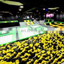 New Commercial Playground Large Size Kids Indoor Trampoline Park With Foam Cubes thumbnail-3