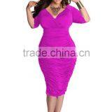 New Fashion Ladies Dress Fat Women Evening Dress Party Dress thumbnail-1