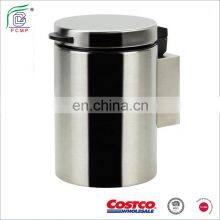 High Quality Pedal Bin Stainless Steel Hotel Wall Mounted Bin thumbnail-2