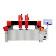 HUALONG Machinery HLSD-1530M-2 Granite Marble Roman Pillar Engraving Headstone Router 3D CNC Stone Carving Machine for Sale thumbnail-5