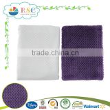 wholesale China Waffle coral soft baby blanket