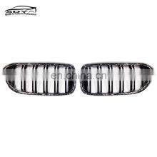 G30 F90 Pre Forged Carbon Fiber Front Bumper Grill Double Line Kidney Front Grille For BMW 5 Series G30 F90 M5 Pre thumbnail-4