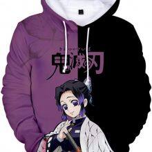 Demon Slayor Hoodie -3D Anime Printed Hooded Sweatshirt Cosplay No Yaiba Pullover Hoodie