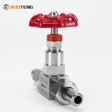 [RUOTENG] J23W Heavy Duty High Pressure Stainless Steel 304 Welded Globe Valve/ Neelde Valve thumbnail-4