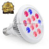 Amazon Hot 12w Red/Blue Emitting Color E27 LED Grow Lights
