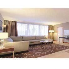 American Style Multifunctional Bed Modern Music Storage Space Leather Bed Luxury LED Light Bed With Computer Lifting Table Set thumbnail-5