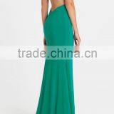 New Style Embroidery Seqins Gorgeous Crystal V Neck Women Sexy Formal Dress thumbnail-2