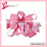 Latest design koker style wholesale butterfly pattern ribbon fashion hair net clip (XH012-019)