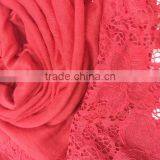 New Arrival Beautiful Lace Joint Large Long Cotton Lace Scarf Women thumbnail-6