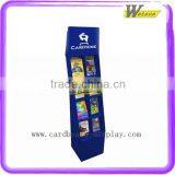 Compartment Floor Promotion Supermarket Paper Book Display