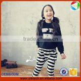 Korean Style 2016 Spring Casual Style 100% Cotton Tshirt Boutique Kids Hoodies Long Sleeve Thirst for Baby Girls(uk-022501)