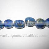 Natural Lapis Carved Plumkin Beads Precious Natural Gemstone Lapis Round Beads thumbnail-3